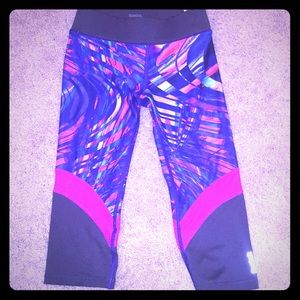 Reebok colorful crop small kid Leggings